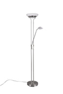 Piantana da Interno a LED in Metallo Nickel Opaco