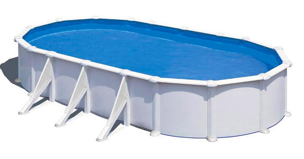 Piscina Ovale Fuori Terra 730x375xh132 cm in Acciaio e PVC Gre Atlantis prezzo