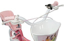 Bicicletta per Bambine 16" Disney Princess Freni Caliper e Stabilizzatori in Acciaio Hi-Ten Rosa