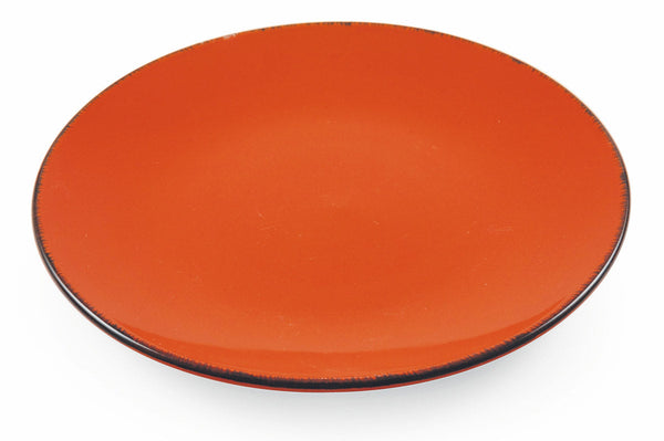 sconto Set 6 Obstteller aus Steinzeug Ø20x2 cm Villa d'Este Home Tivoli Baita Arancioni