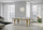 Tavolo Allungabile 120-224x90x80 cm Flame Evolution Bianco Frassino