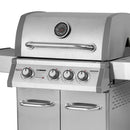 Barbecue a Gas GPL 4 Bruciatori 133x57x114 cm  Master Grigio