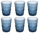 Set 6 Bicchieri Acqua Nobilis in Vetro VdE Tivoli 1996 Blu