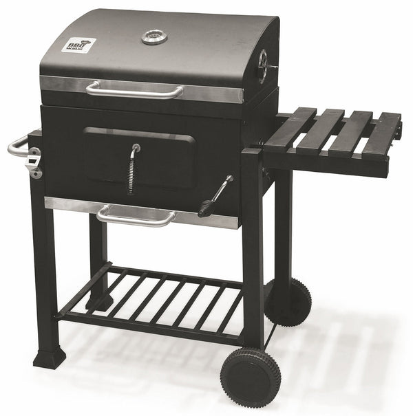 prezzo Rechteckiger Holzkohlegrill 116x56 cm Galileo De Luxe Black