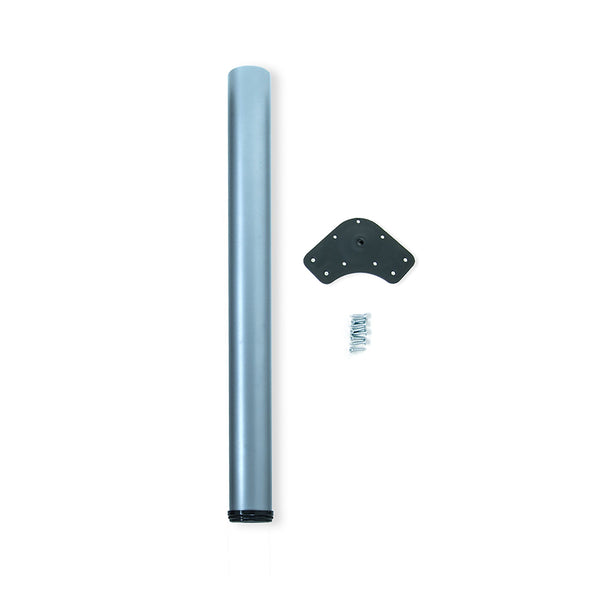 sconto Tischbeine Emuca Stahl Aluminium lackierter Stahl Ø80 mm