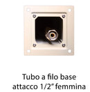 Fontana da Giardino con Rubinetto Belfer 42/Q Grigio Antracite