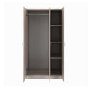 Armadio 90x45x170 cm 3 ante rovere sonoma 