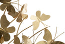 Albero della Vita con Farfalle Glam 63x13,5x60 cm in Ferro Oro