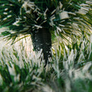 Albero di Natale Artificiale Innevato 150 cm 416 Rami Verde e Bianco  