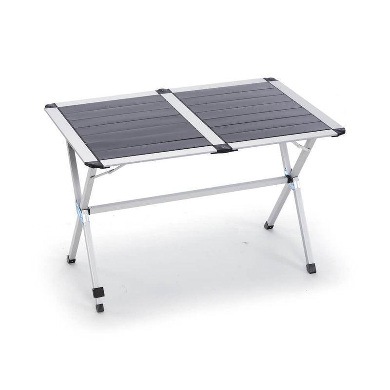 Tavolo da Campeggio Pieghevole con Piano Arrotolabile e Sacca Taddei Rotodesk 110