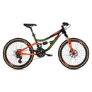 Bicicletta per Ragazzi 26" Twentysix Full 26 Cambio Shimano 21V Telaio in Alluminio Verde 