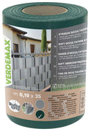 Telo di Occultazione Striscia Soft Verdemax 20x350 cm in PVC Resistente a UV Verde      