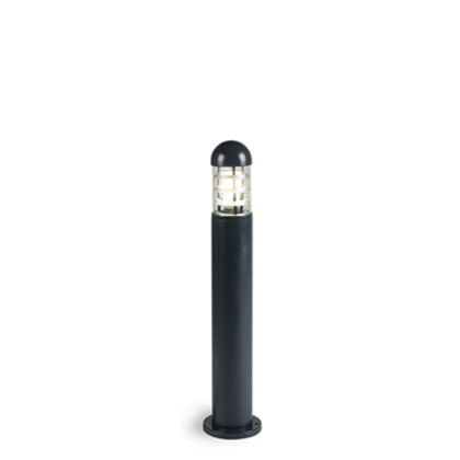 Niedrige Pollerleuchte für den Garten Farbe Grau für Outdoor Torch Line Livos sconto