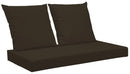 Cuscini per Pallet 120x60 cm Seduta e Schienale in Similpelle Mariotti Belem Marrone