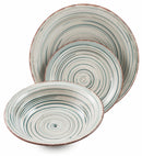 Servizio Piatti 18 Pezzi in Stoneware Soriani Sand Multicolor