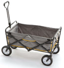 Carrello da Giardinaggio Pieghevole 85x45x53 cm in Acciaio con Manico Estensibile Taddei Graden Grigio