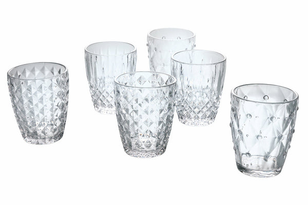 Set mit 6 Wassergläsern aus Glas 280 ml Villa d'Este Home Tivoli Loire acquista