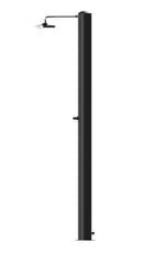 Doccia Solare da Giardino 28 L Soffione Eco Rain e Miscelatore Temporizzato Tevere TN Nero Opaco 