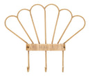 Appendiabiti Panama 3 Ganci 37,5x5x32,5 cm in Ferro e Plastica