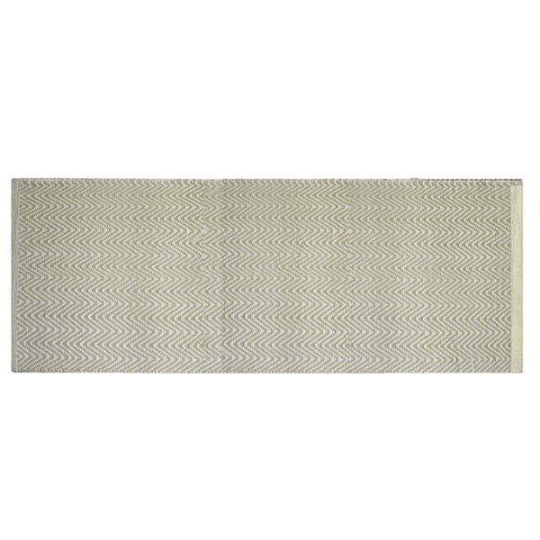 online Tappeto Bagno Design Spigato 50x150 cm in Cotone Verde