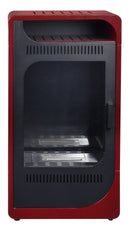 Stufa a Bioetanolo da Interno 94,5x50x32 cm 3,5kW Fiammetta Ventilata Bordeaux