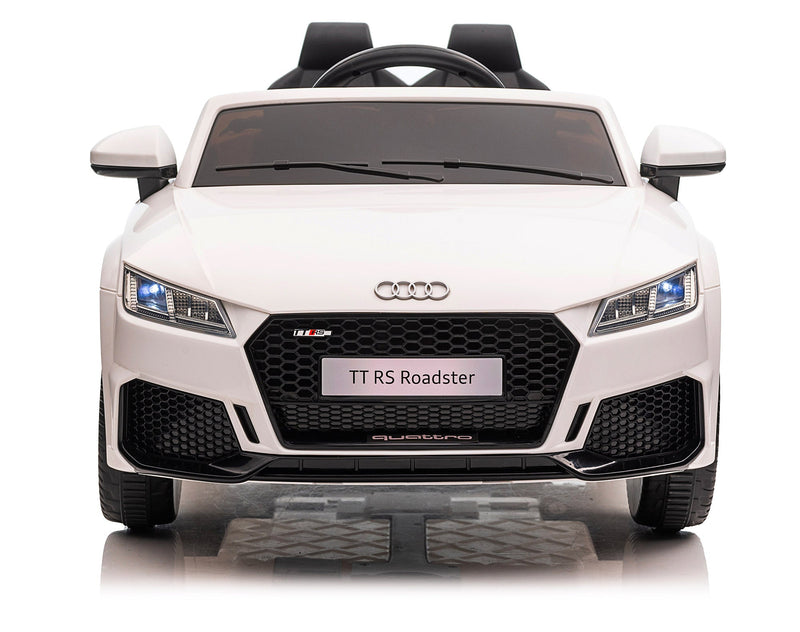 Macchina Elettrica per Bambini 12V Audi TT RS Roadster Bianca
