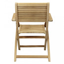 Sedia Mirage Pieghevole 42x60x85 h cm in Legno Marrone
