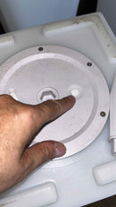 Sgabello Luminoso da Giardino in Polietilene Autoricaricabile Solare Sined Kamis Bianco 