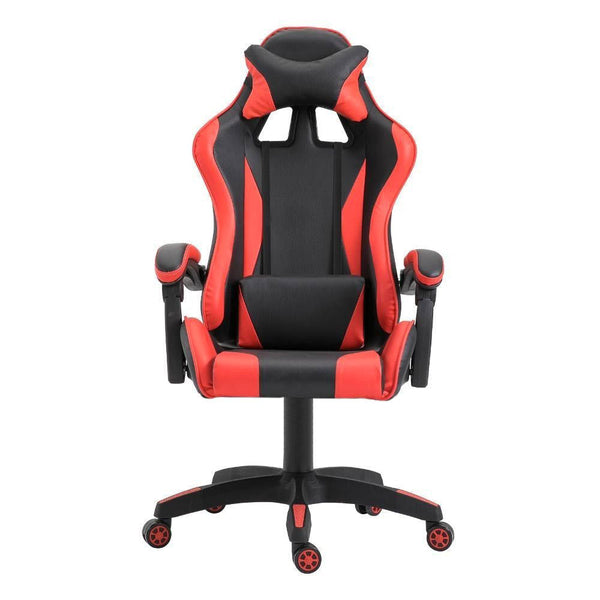 sconto Ergonomischer Gaming-Stuhl 66 x 60 x 134 cm aus rotem Kunstleder