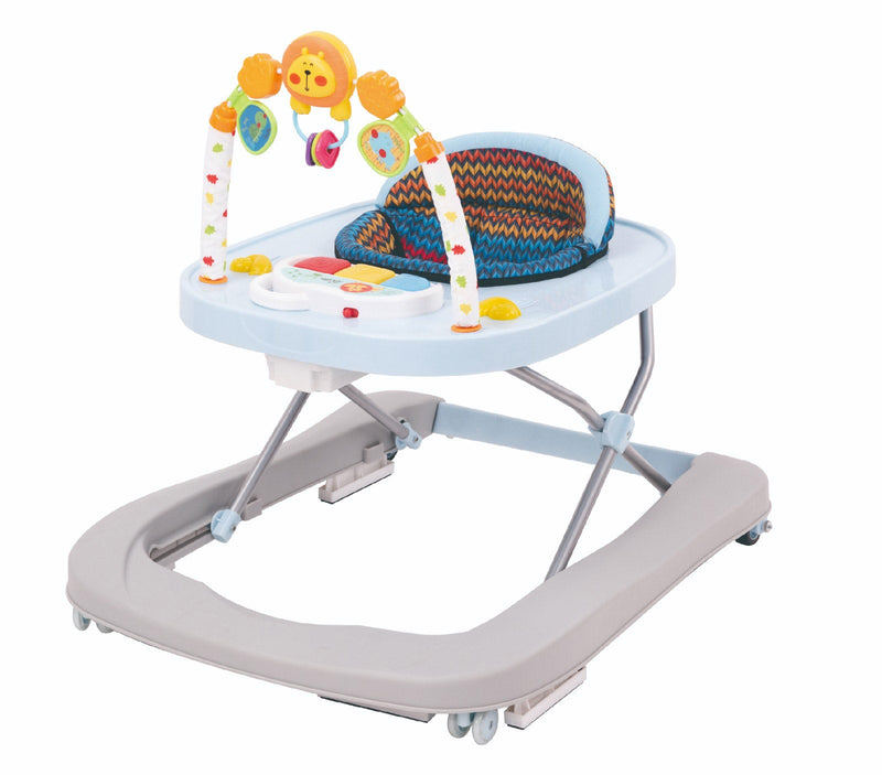 Girello per Bambini 3 Altezze Zibos Arco Aria Azzurro