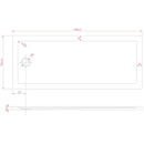 Piatto Doccia in Acrilico Fosterberg Floret Bianco Lucido Varie Misure