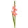 Set 8 künstliche Gladiolenblüten Mini Höhe 74 cm Rosa