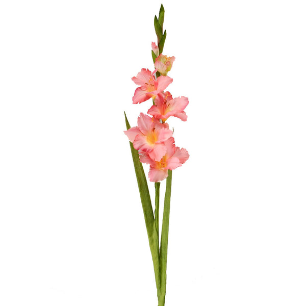 acquista Set 8 künstliche Gladiolenblüten Mini Höhe 74 cm Rosa