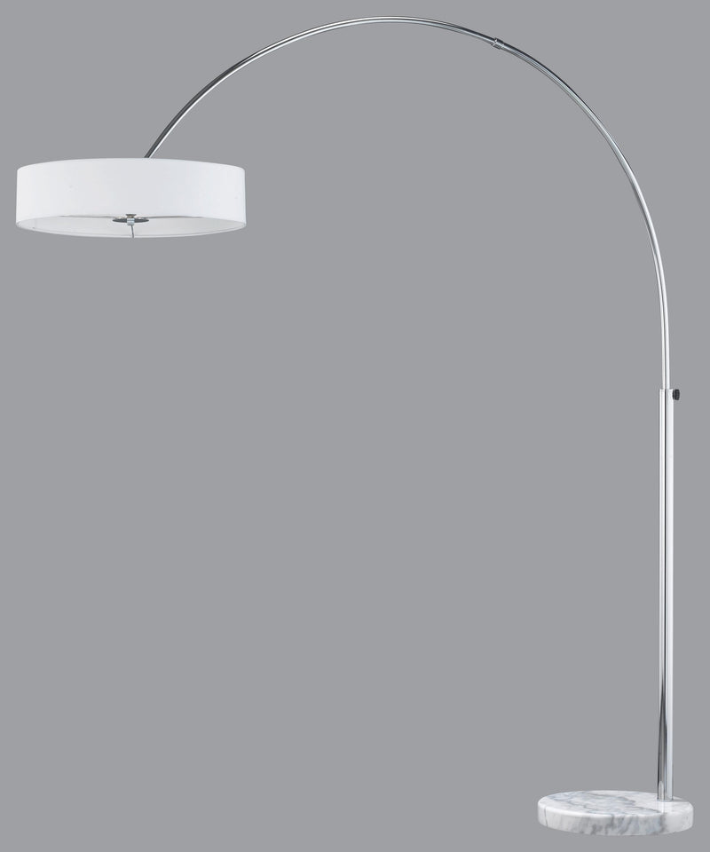 Piantana da Interno  E27 in Metallo Cromo