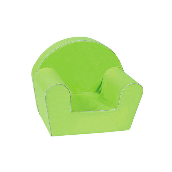 Poltroncina per Bambini 42x31x50 cm in Tessuto Cotone Verde sconto
