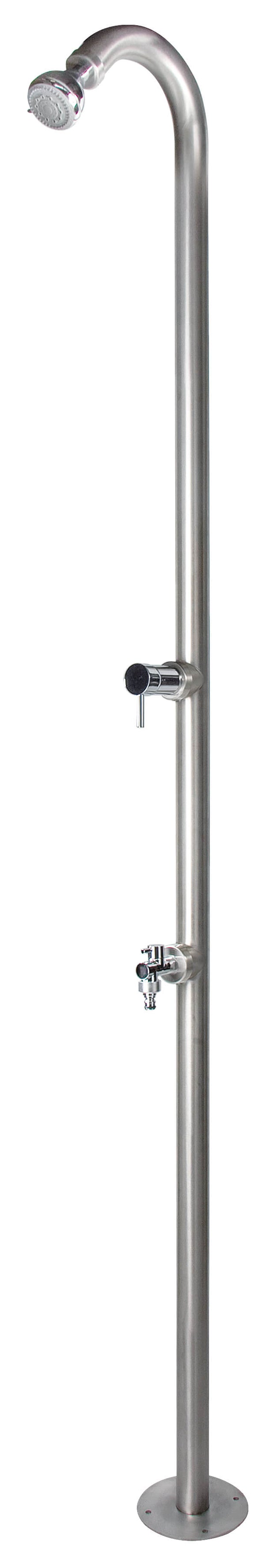 Gartendusche mit Belfer 42D2 Edelstahlmischer sconto