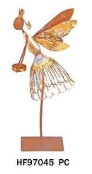 Fatina metallo oro cm 21,6x10,16xh50,2