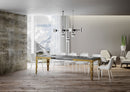 Tavolo Allungabile 120-380x90x77 cm Karamay Evolution Cemento