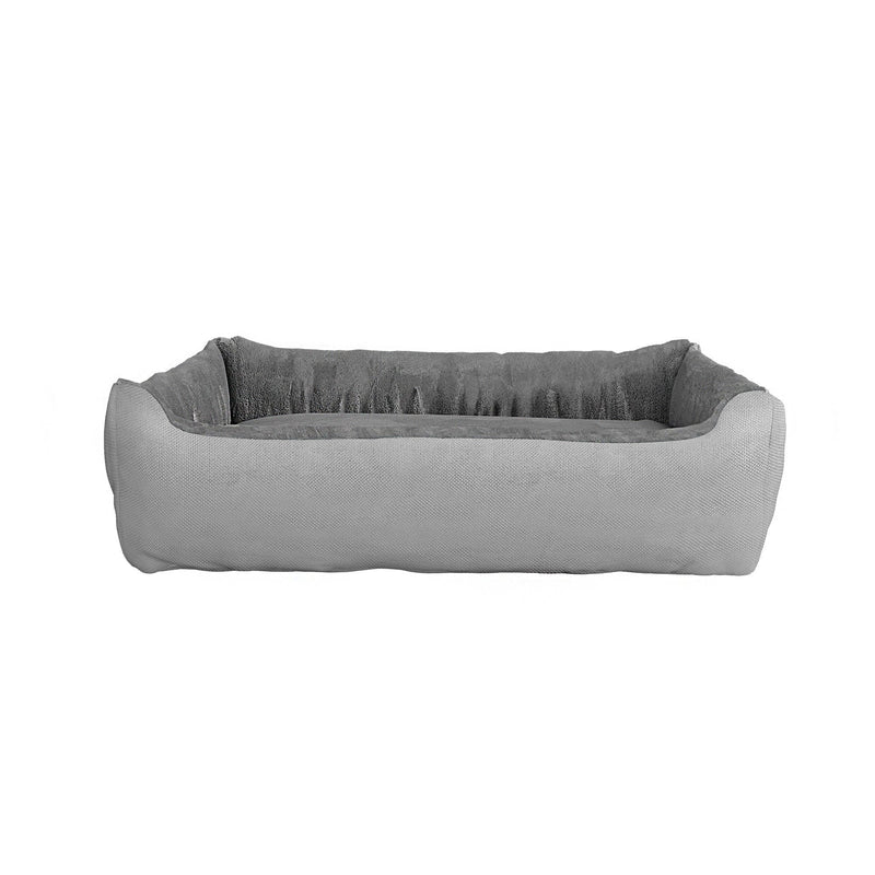 Cuccia per Cani e Gatti Doubleface in Poliestere Love Grigio Chiaro Varie Misure