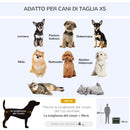 Trasportino per Cani Mini e Gatti 60x42x42 cm con Cuscino Sacca di Trasporto e Porte a Rete Grigio      