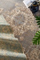 Tappeto 200x290 cm Siria in Tessuto Blu