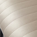 Set 2 Sedie Imbottite 43x58x90 cm in Tessuto Marrone Chiaro