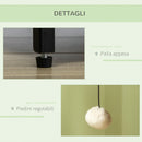 Lettiera per Gatti a Mobile 80x48x55 cm in Legno e Acciaio Quercia