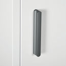 Armadietto Medicinali a Parete 40x15x53,5 cm con 2 Chiavi in Acciaio Bianco  