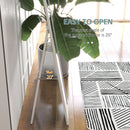 Specchio con Cornice con Piedini e Ganci per Utilizzo a Muro o a Parete 37x40x155 cm  in MDF 