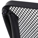 Tavolino da Giardino 45x45x50 cm in Acciaio Nero