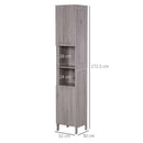 Mobile a Colonna per Bagno 30x32x172,5 cm in MDF color Legno