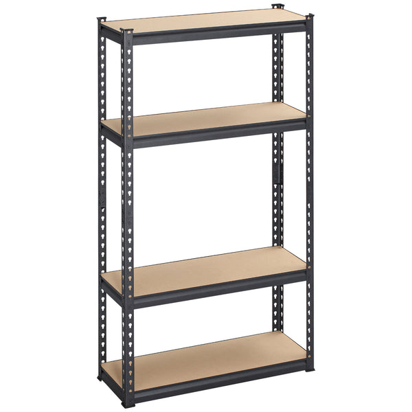 Regal 4 Regale 81,3x30x152,4 cm mit Einlegeböden und verstellbar aus MDF und Stahl sconto