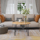 Set 4 Gambe per Tavolo 12x12x71 cm in Acciaio Preforato Nero