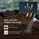 Fioriera da Giardino con Foro di Drenaggio e Rotelle 89x48x47 cm in Legno di Abete Nera